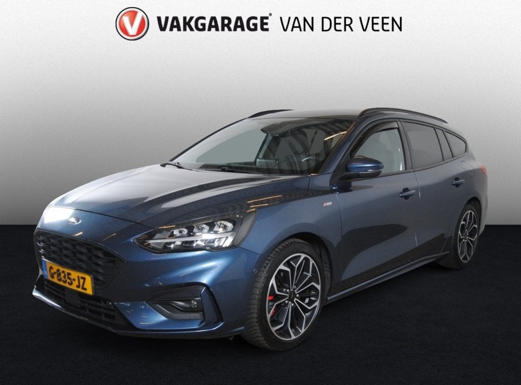 Ford FOCUS Wagon 1.5 EcoB. ST L. Bns | 180 PK (bj 2019), Gebruikt, Euro 6, Blauw, Origineel Nederlands