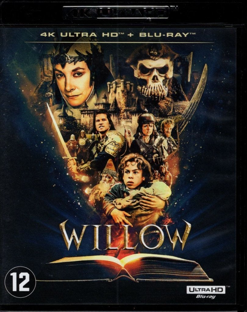 Willow - 4K + Bluray (1988) - Nederlandse uitgave, Cd's en Dvd's, Blu-ray, Zo goed als nieuw, Actie, 4K Ultra HD Blu-ray, Engels