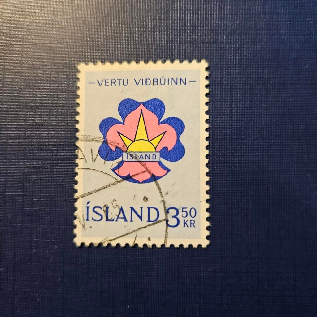 IJsland nr 378, Ophalen of Verzenden, IJsland, Gestempeld