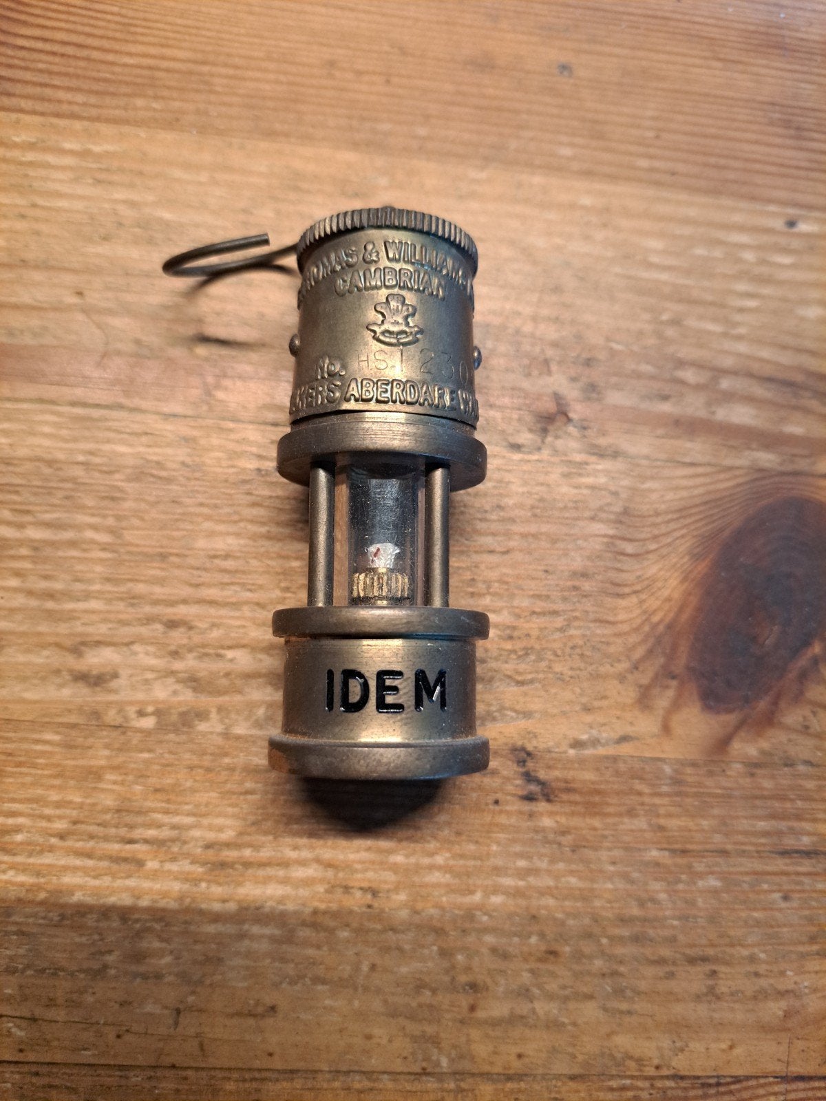 Mijnwerkerslamp. Thomas & Williams., Ophalen, Zo goed als nieuw