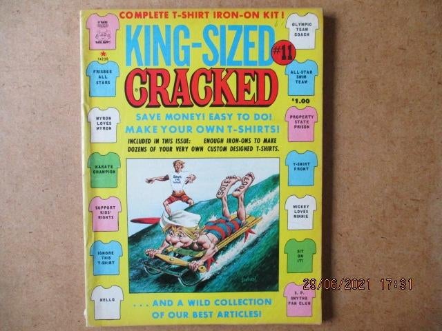 adv4737 king-sized cracked 11 engels, Eén stripboek, Ophalen, Gelezen