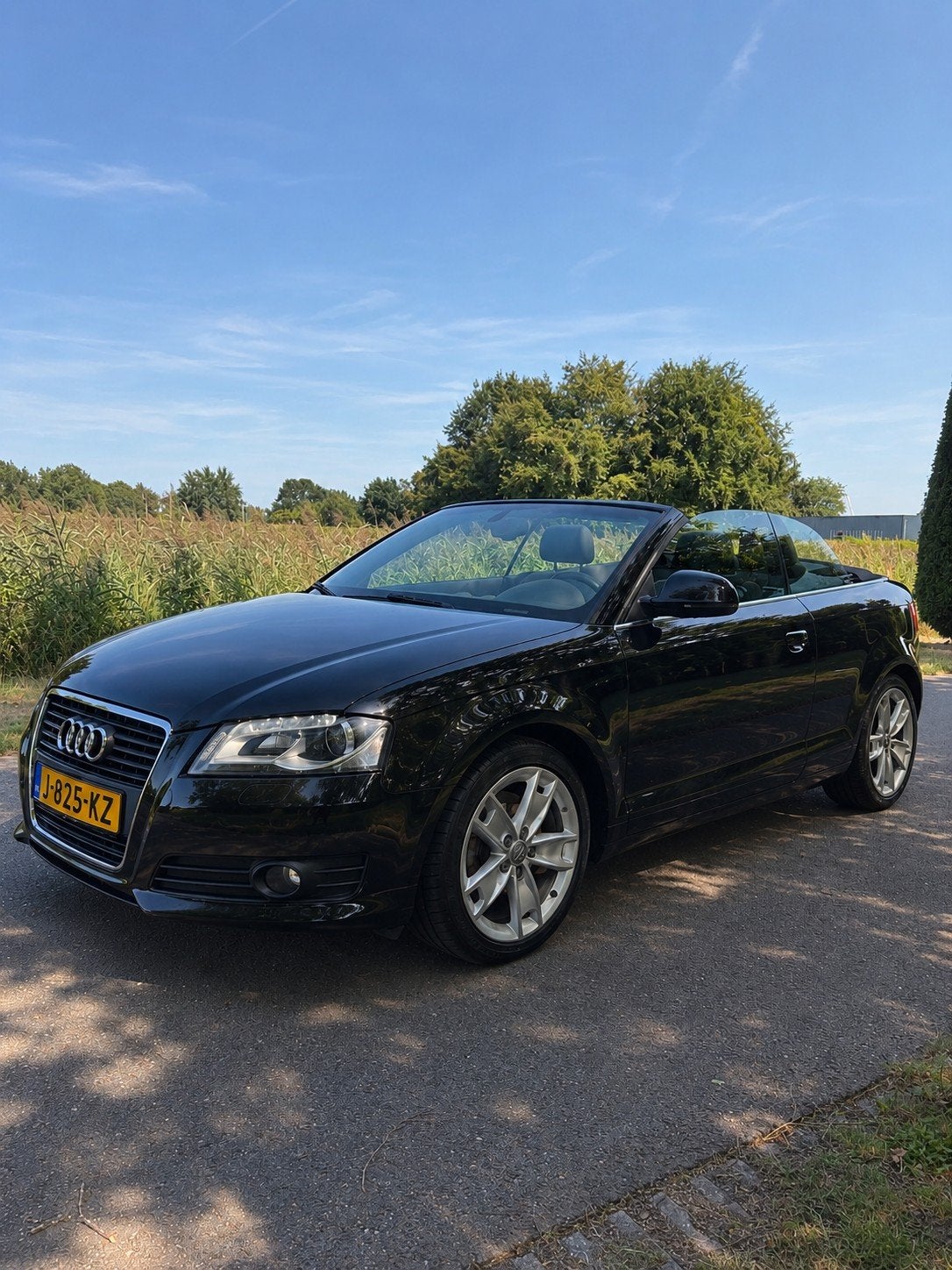 Audi A3 Cabrio Zwart, Auto's, Zwart, 4 cilinders, 4 stoelen, Zwart