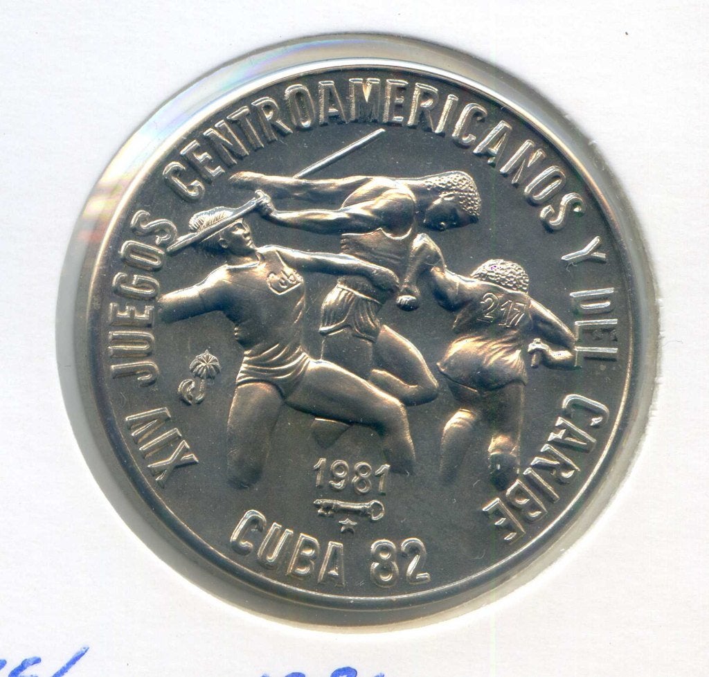 Cuba 1 Peso 1981  Oplage 5.000, Verzenden, Midden-Amerika
