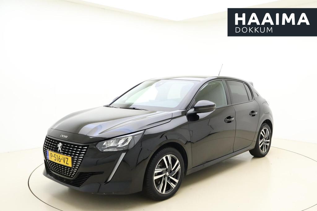 Peugeot 208 1.2 PureTech Allure 100 PK | Automaat | Camera |, 101 pk, Gebruikt, Leder en Stof, Origineel Nederlands