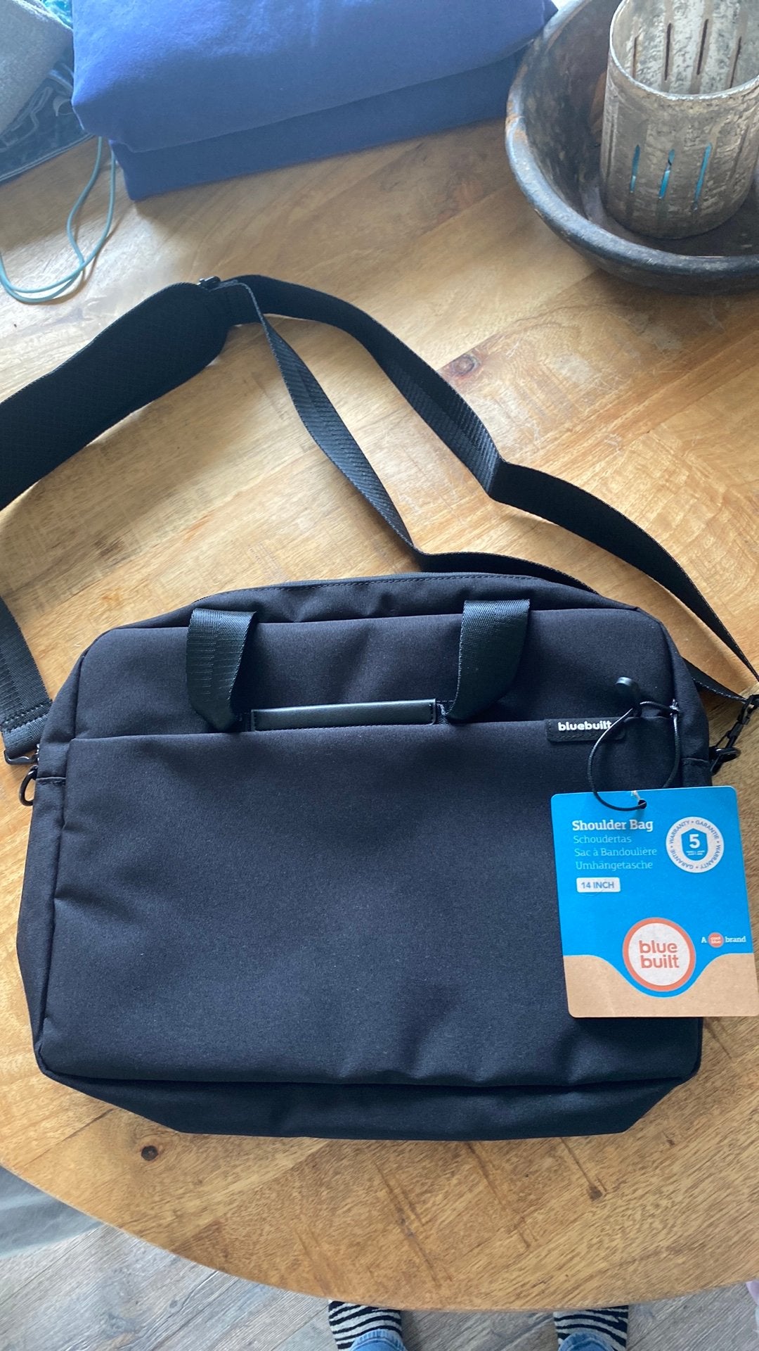 Bluebuilt Laptoptas Zwart - NIEUW 14 inch, Computers en Software, Gevoerd laptopvak, Nieuw, Ophalen of Verzenden, 14 inch