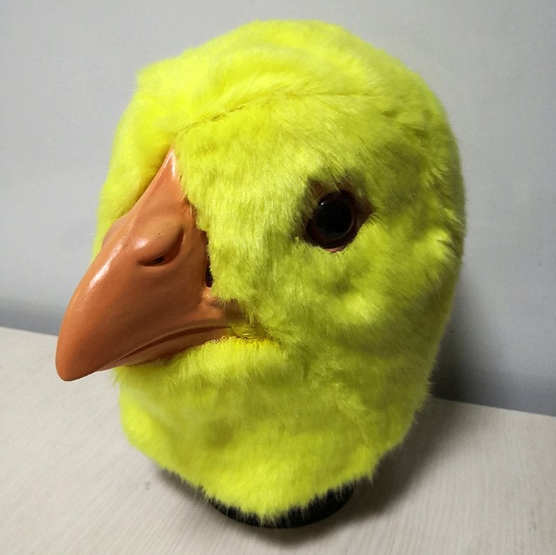 Kuiken Masker Kip Halloween Carnaval Dier Furry, Verzenden, Nieuw, Feestartikel, Overige