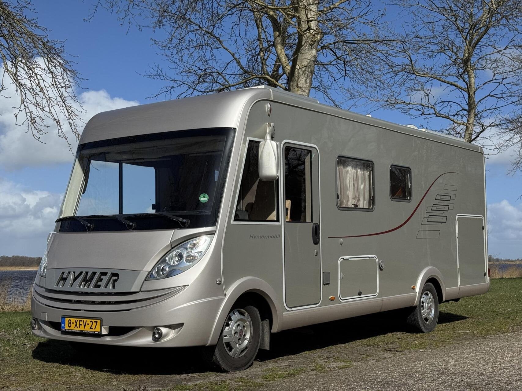 Hymer B 694 2013 zonnepanelen/lithiums/levelsysteem, Caravans en Kamperen, Campers, Verwarmde buitenspiegels, Airbags, 7 tot 8 meter