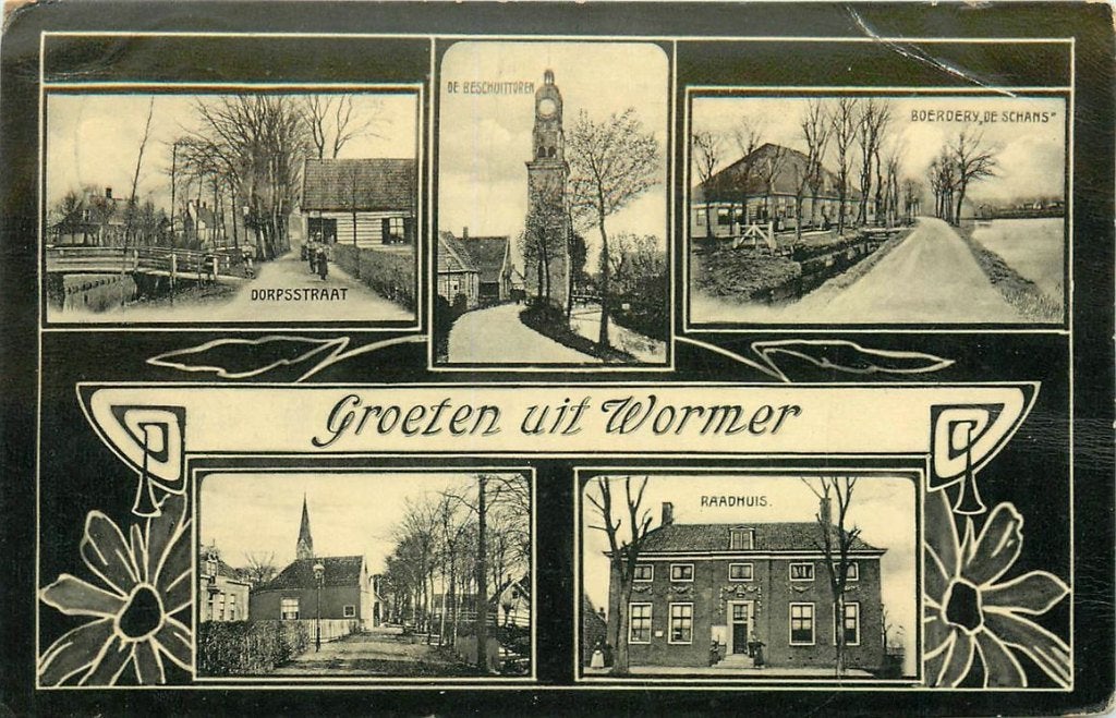 701-114-023 Wormer, Ophalen of Verzenden, Voor 1920, Noord-Holland