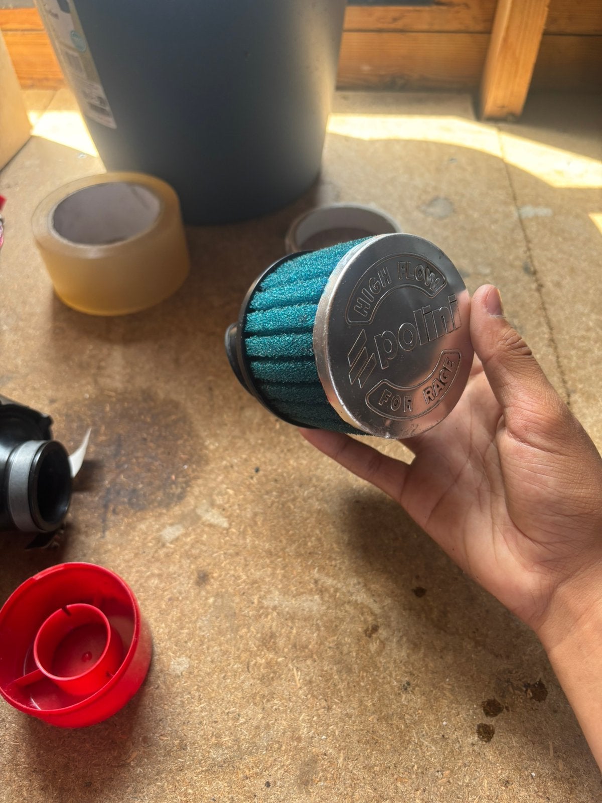 Polini powerfilter special airbox, Motoren, Ophalen of Verzenden