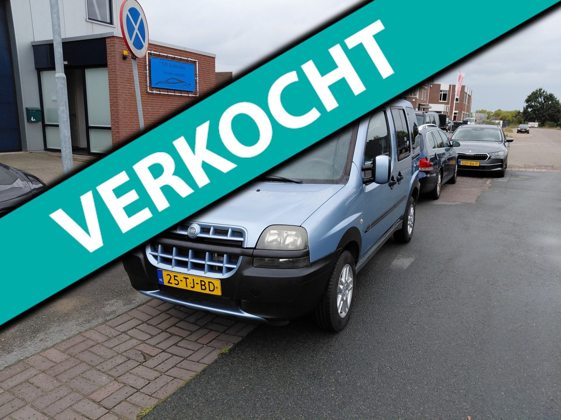 Fiat Doblò 1.6-16V Malibu 2x schuifd cv el ramen Nwe Apk, Voorwielaandrijving, 1596 cc, Stof, Gebruikt