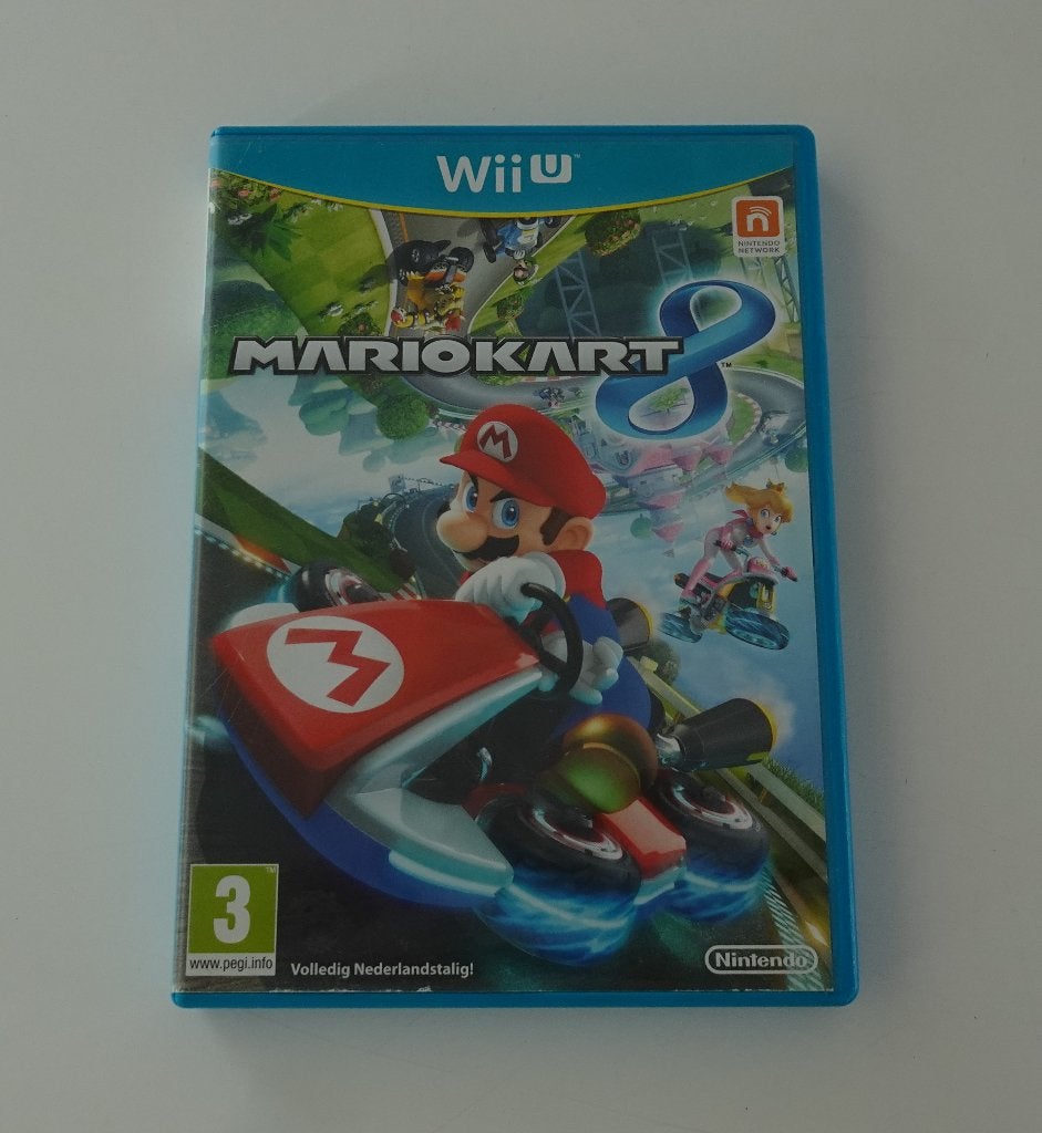 Leeg Doosje Mario Kart 8 voor Nintendo Wii U, Ophalen, Racen en Vliegen, 2 spelers, Zo goed als nieuw