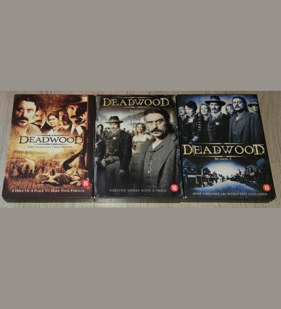 🎁 Deadwood - de complete dvd collectie - Box-set 🎁, Alle leeftijden, Ophalen of Verzenden, Zo goed als nieuw