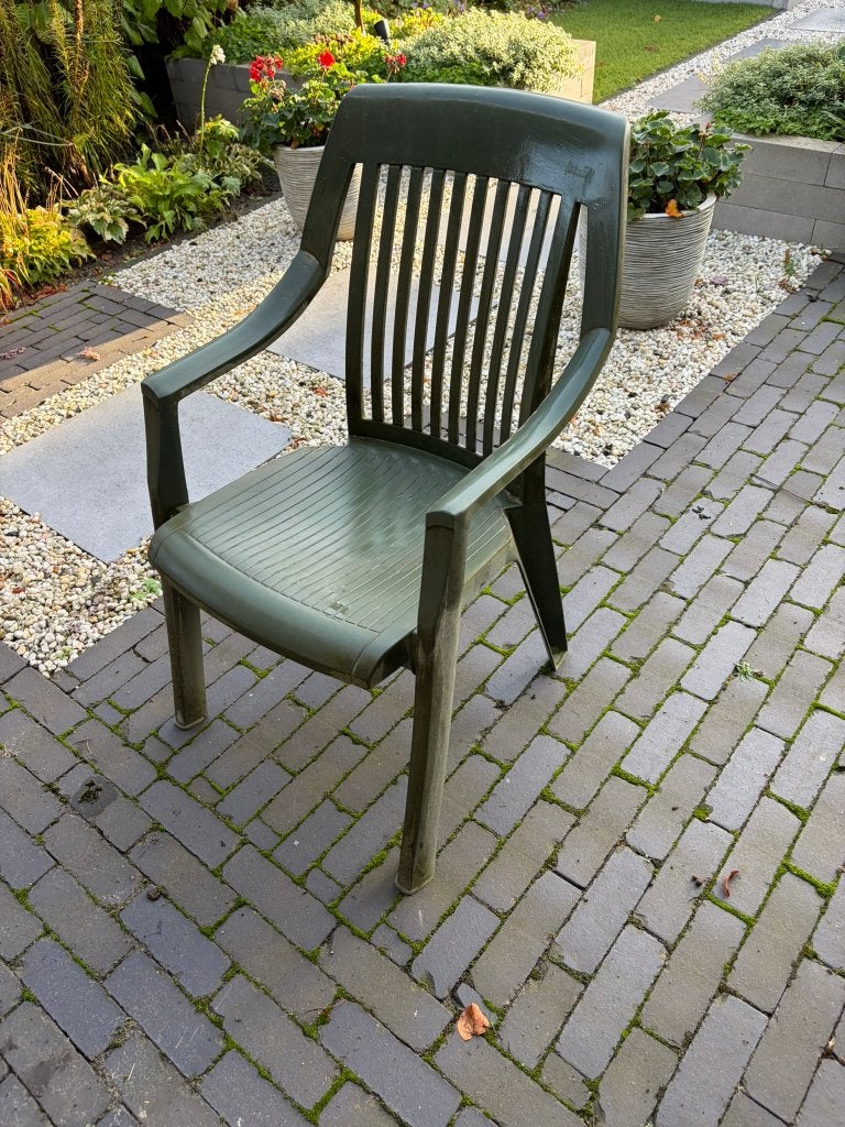 tuinstoel kunststof, Tuin en Terras, Ophalen, Gebruikt, Kunststof, Stapelbaar