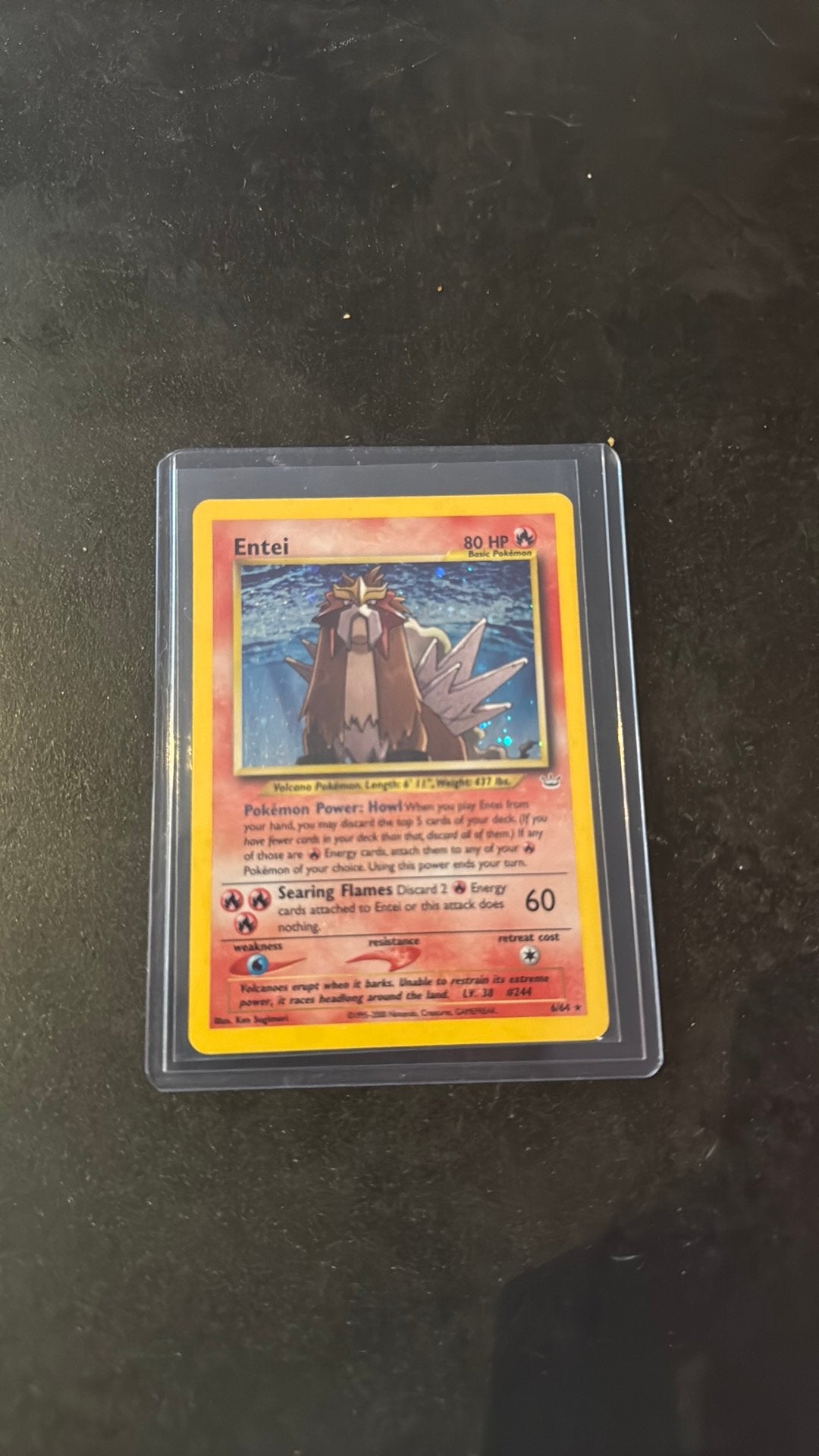 Entei 6/64, Ophalen of Verzenden, Zo goed als nieuw, Losse kaart, Foil