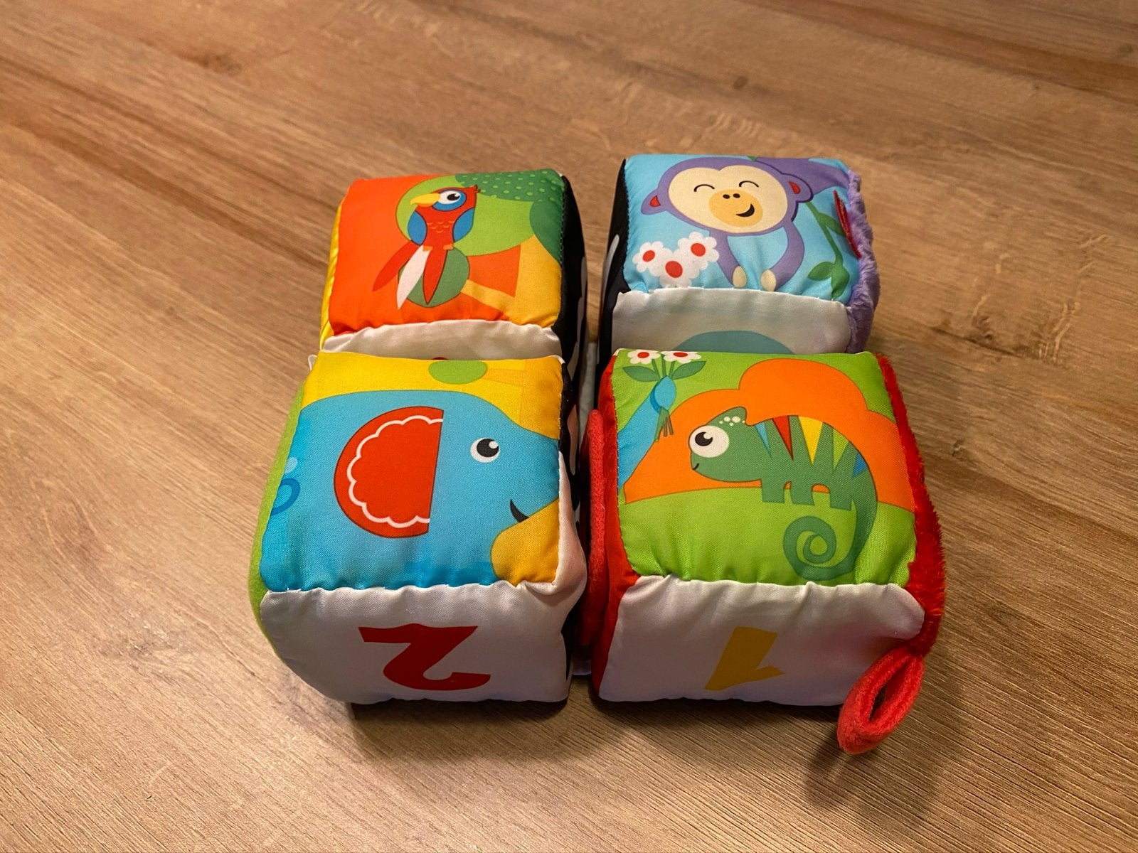 Fisher-Price Zachte Leerzame Blokken - ZGAN, Ophalen of Verzenden, Zo goed als nieuw, Overige typen