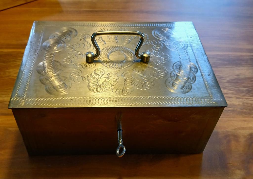 Antieke Beaumont plaatstalen geldkist art deco, Ophalen of Verzenden