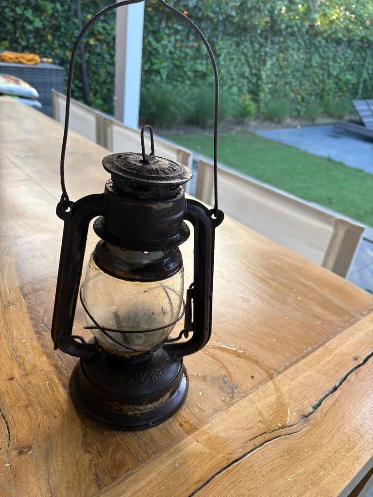 Oude olielamp swallow brand, Antiek en Kunst, Antiek | Lampen, Ophalen of Verzenden