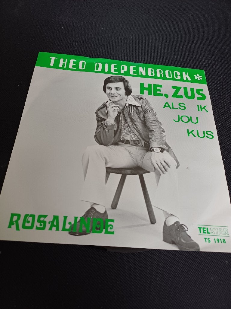 254a Theo Diepenbrock – He, zus als ik jou kus – TS 1918 TF, 7 inch, Ophalen of Verzenden, Zo goed als nieuw, Overige typen