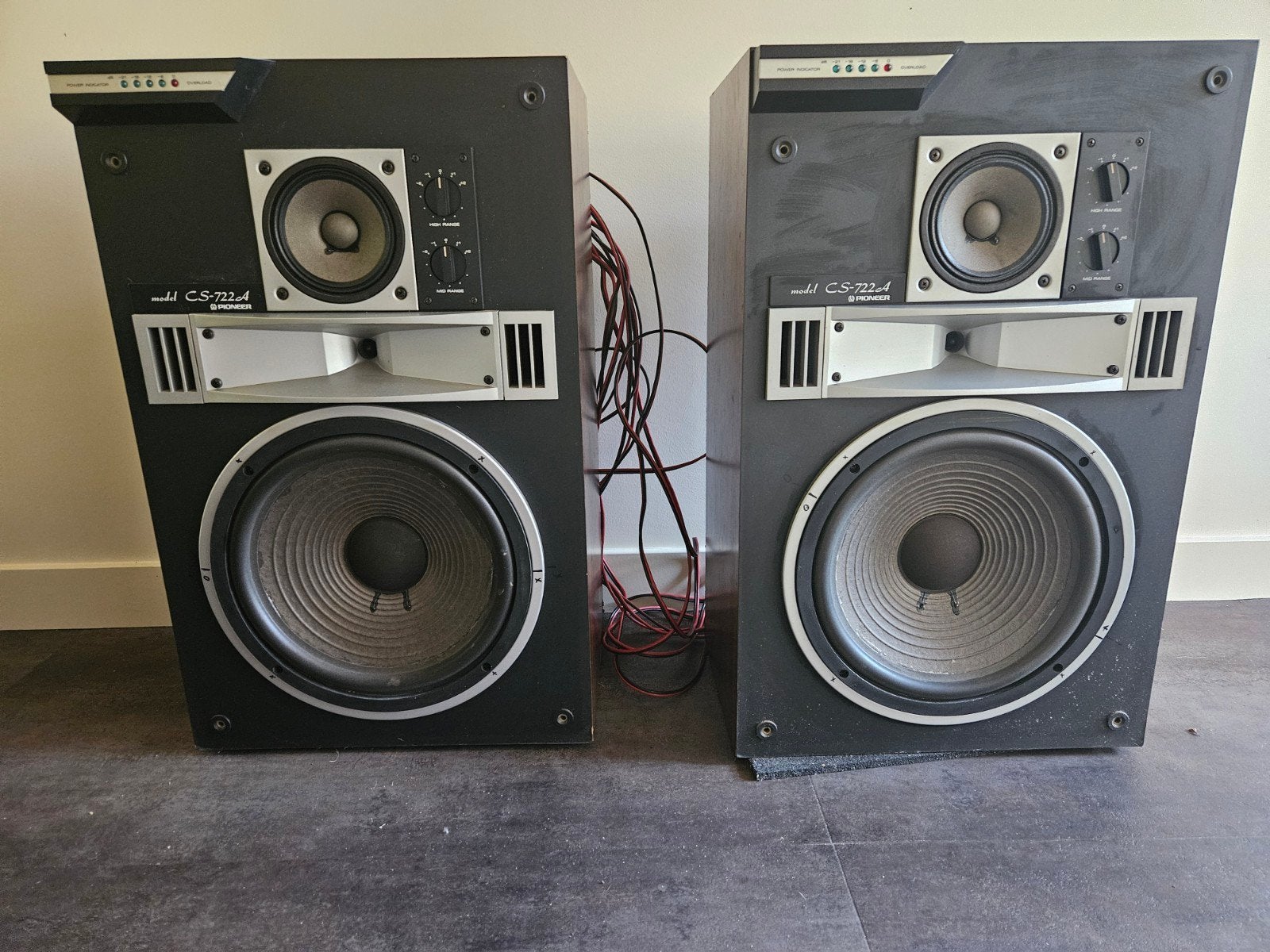 Pioneer CS-722A Vintage Vloerstaande Luidsprekers, Audio, Tv en Foto, Luidsprekers, Ophalen, Vloerstaande luidspreker, Gebruikt