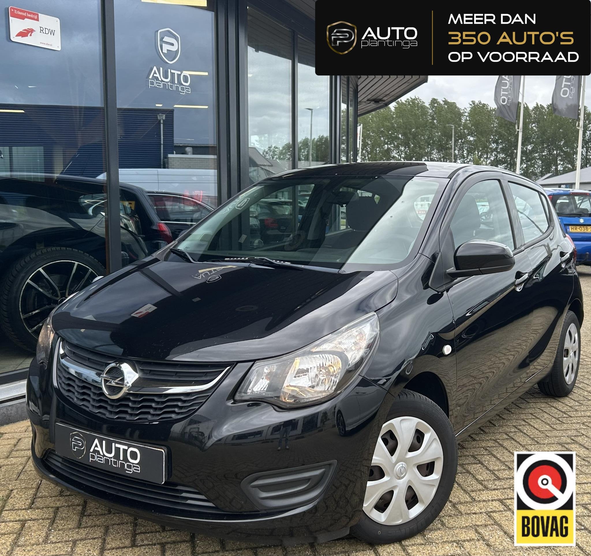 Opel KARL 1.0 ecoFLEX Edition 75PK | Airco | Cruise Control, Voorwielaandrijving, Stof, Gebruikt, Zwart