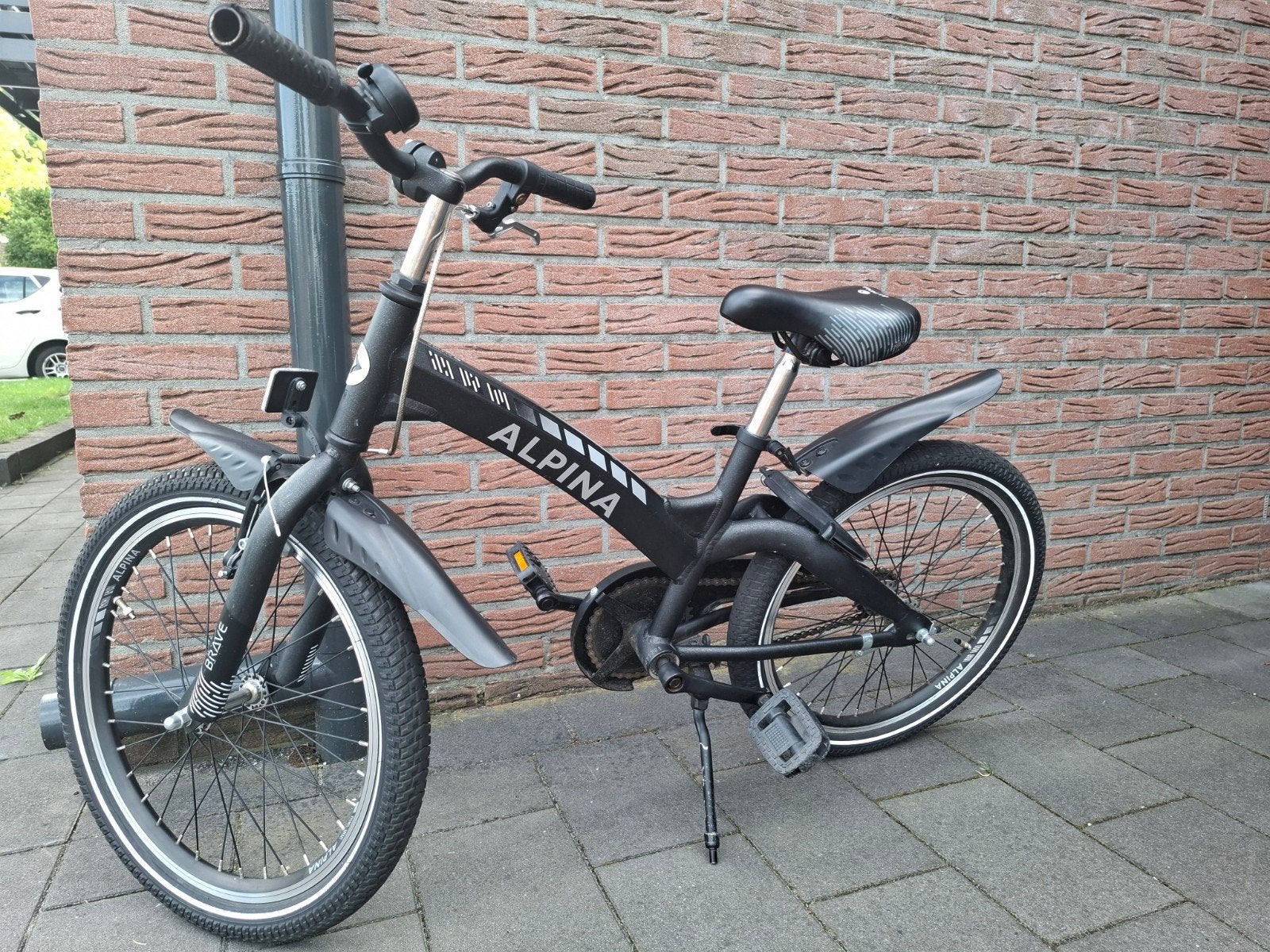 Alpina Brave 20 inch kinderfiets - Vulcano Black, Fietsen en Brommers, Fietsen | Kinderfietsjes, Ophalen