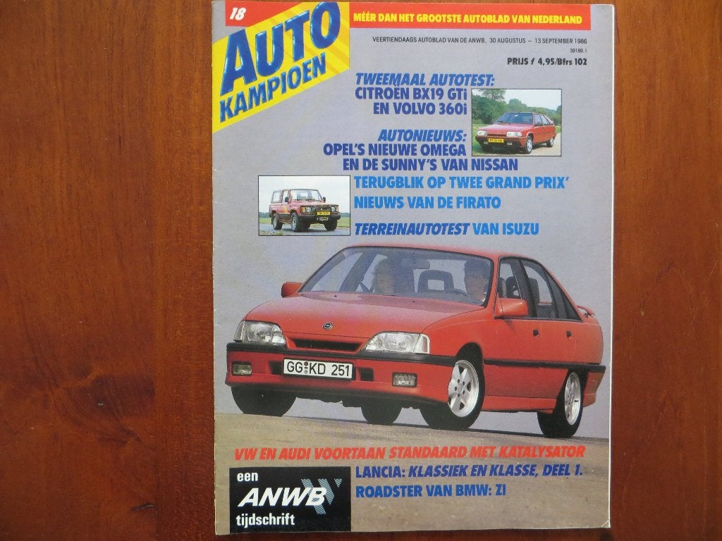 Autokampioen 18 1986 BX 19 GTI, Z1, Omega, R5 Cabrio EBS, Ophalen of Verzenden, Nieuw, BMW