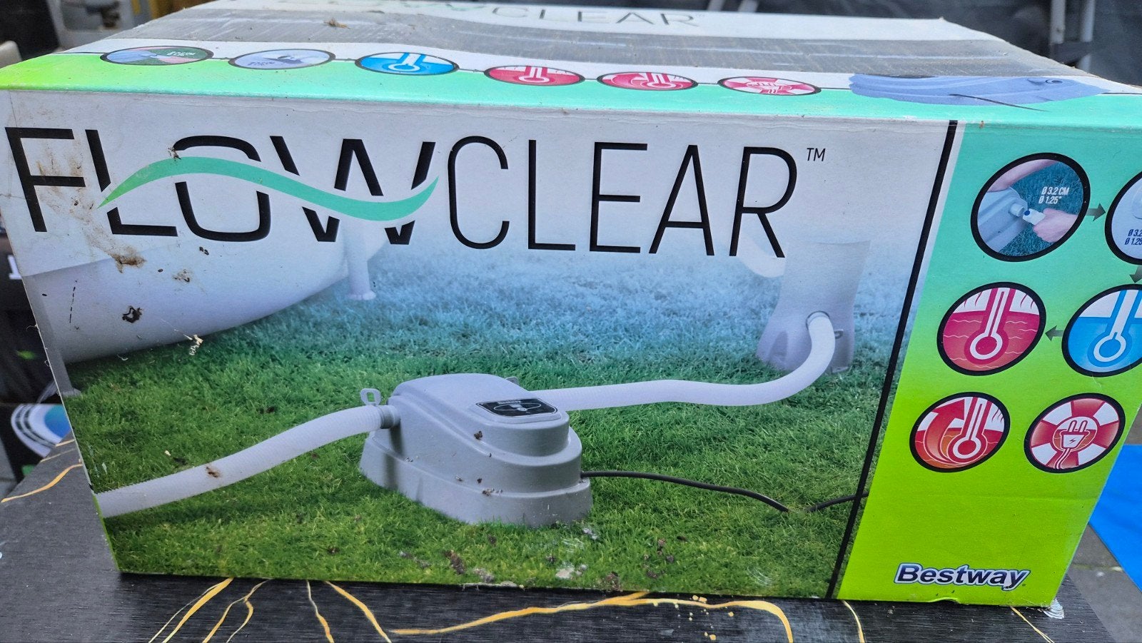 Bestway Flowclear Zwembad verwarming - Zo goed als nieuw, Tuin en Terras, Zwembad-toebehoren, Ophalen, Zo goed als nieuw, Verwarming