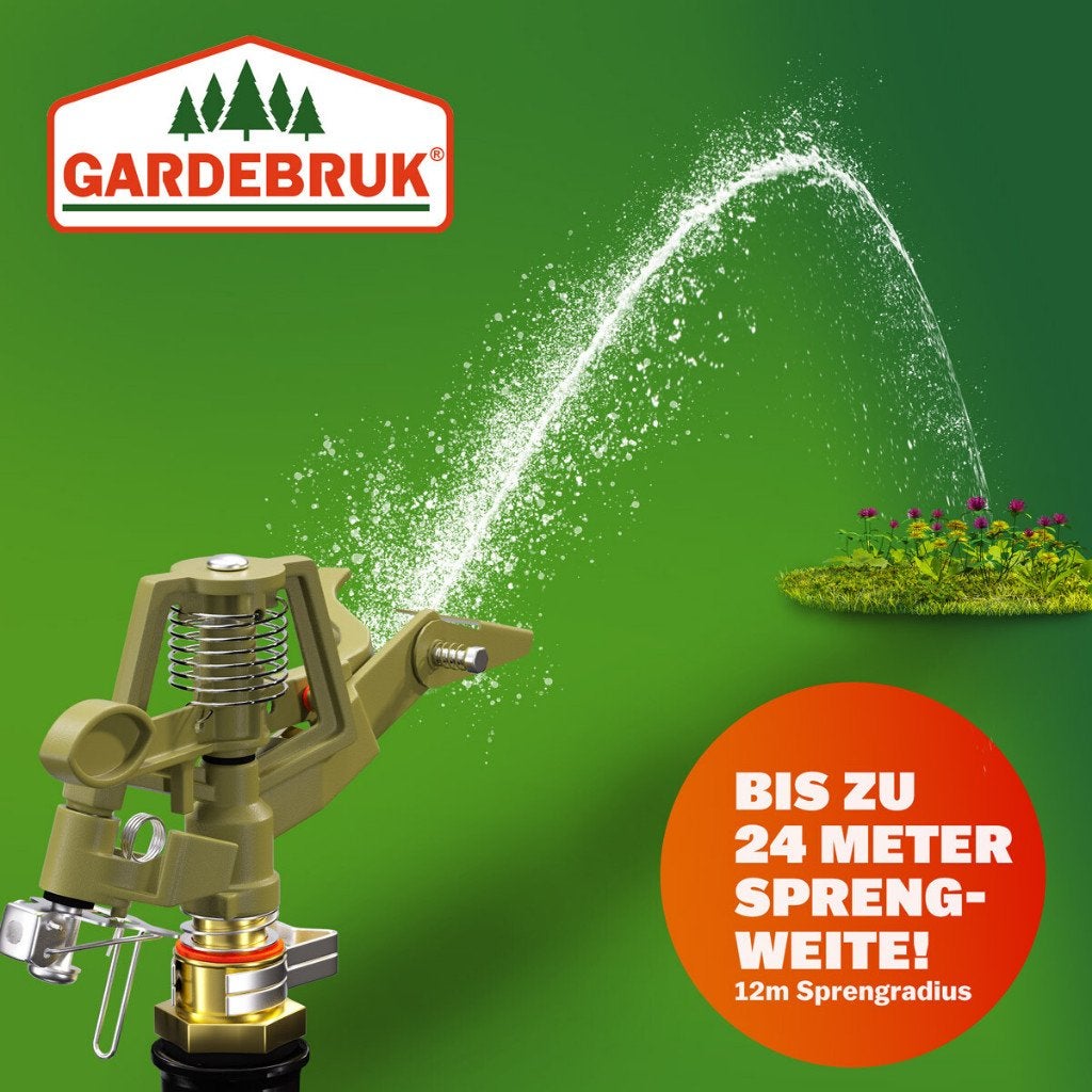 Tuinsproeier gazonsproeier RVS 63-120cm 450m² GRATIS BEZORGD, Tuin en Terras, Sectorsproeier, Verzenden, Nieuw, Nvt