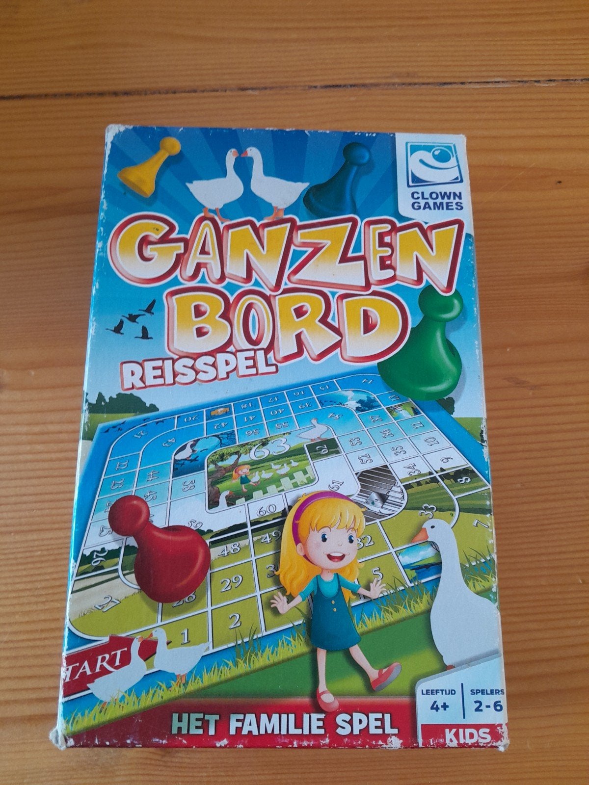 Ganzenbord spel resi editie vakantie compleet, Ophalen of Verzenden