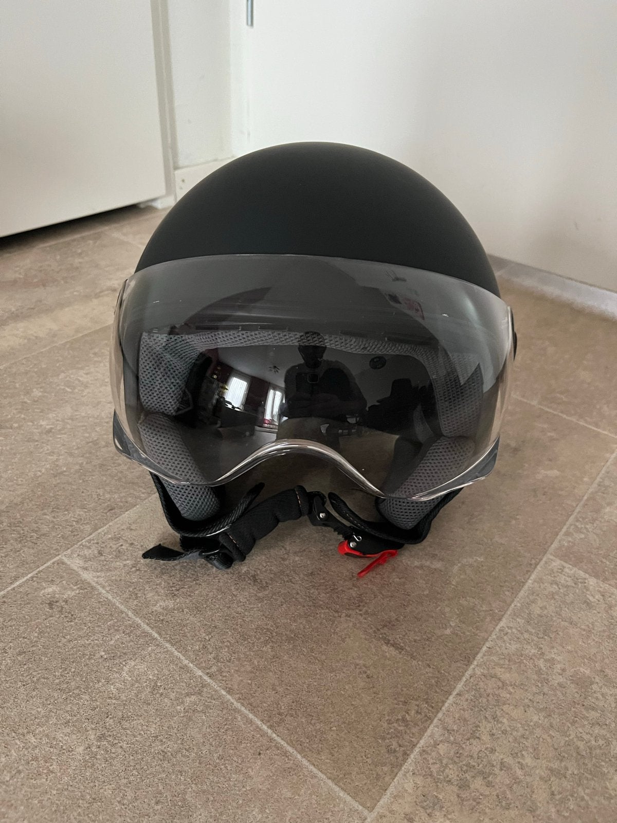 Vito Helmets Mat Zwart Scooterhelm Maat XL, Ophalen, Nieuw, Large