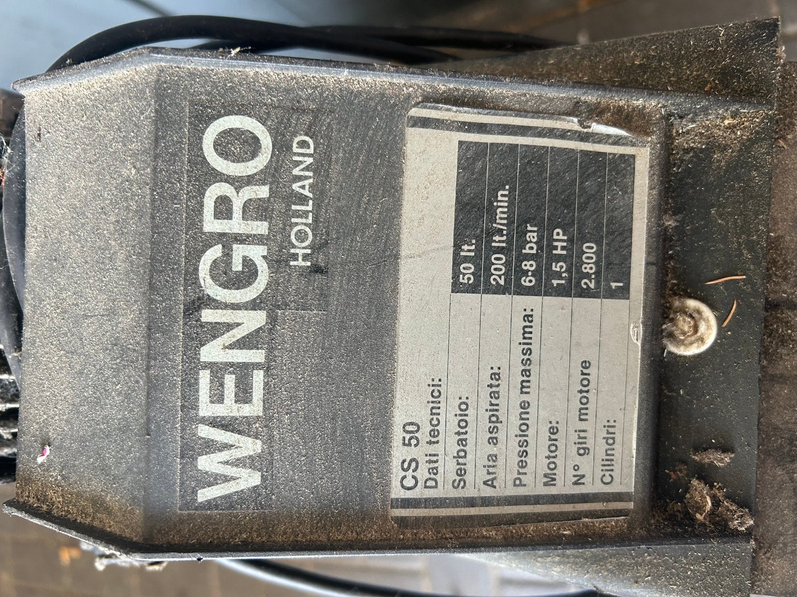 Wengro compressor, Ophalen, Zo goed als nieuw