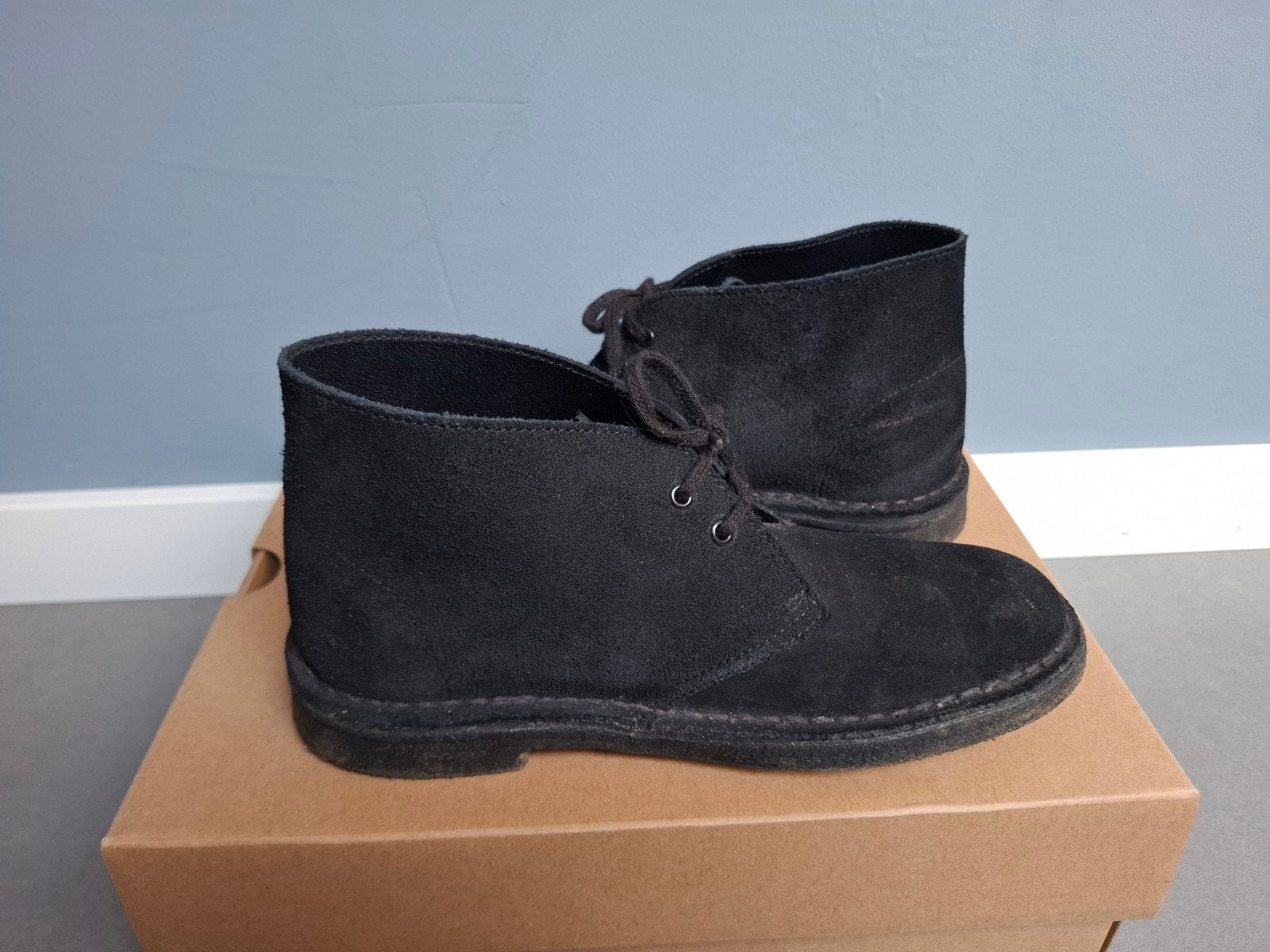 Clarks Desert Boots maat 39 - Zo goed als nieuw, Ophalen, Zwart, Lage of Enkellaarzen, Zo goed als nieuw