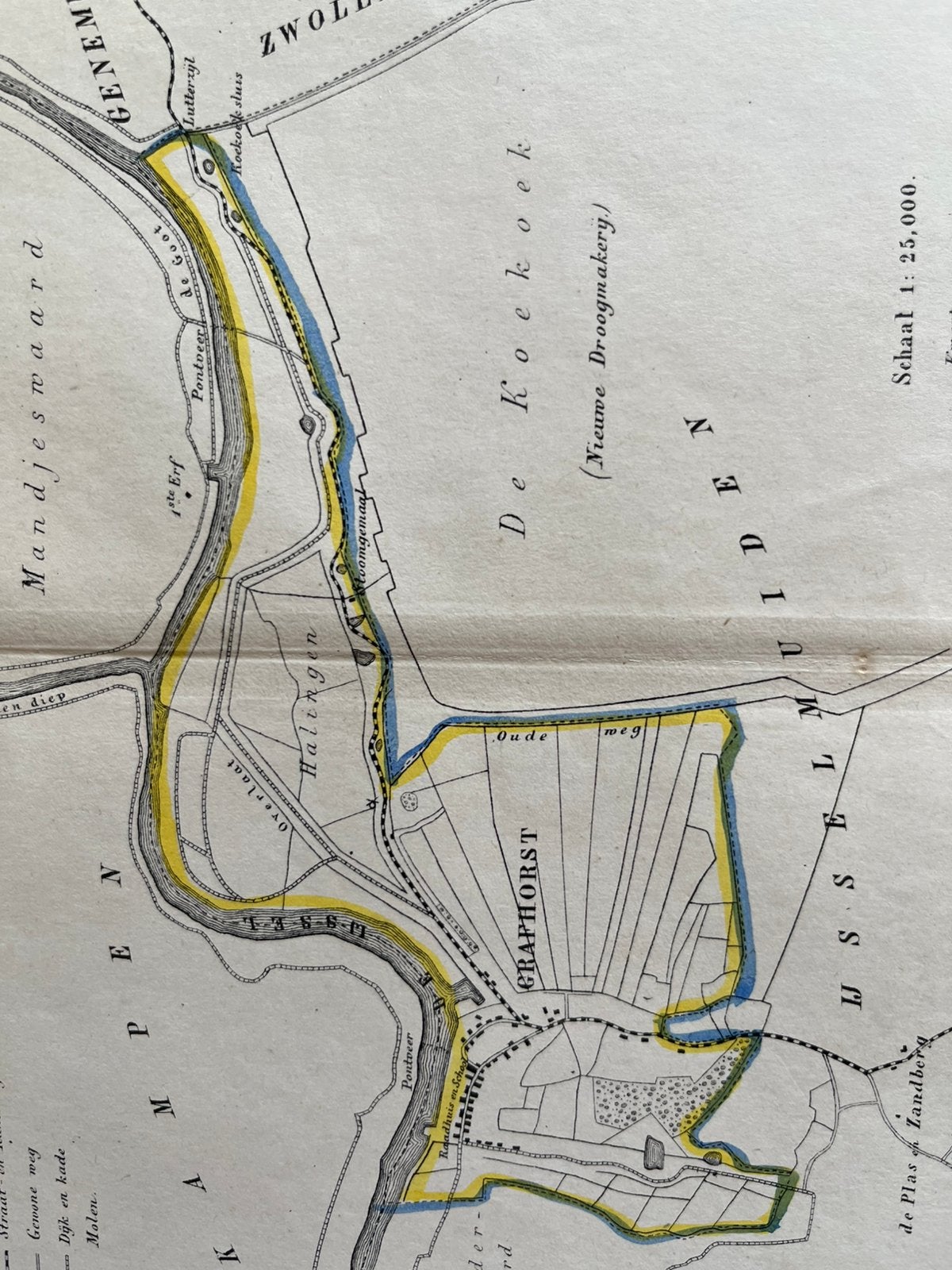 Te koop Kuyper kaartje Grafhorst, Boeken, Atlassen en Landkaarten, Gelezen, Ophalen of Verzenden, Landkaart, 1800 tot 2000