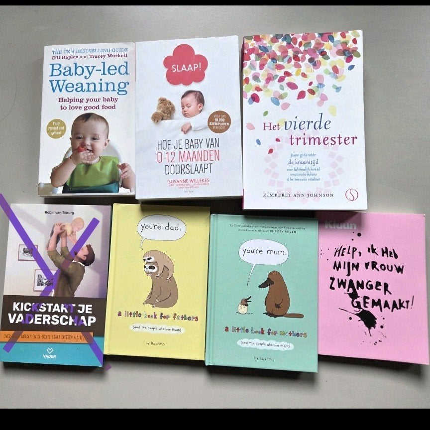 6 boeken: Zwangerschap, kraamperiode & eerste babyjaar, Ophalen of Verzenden, Zo goed als nieuw, Zwangerschap en Bevalling, Kluun