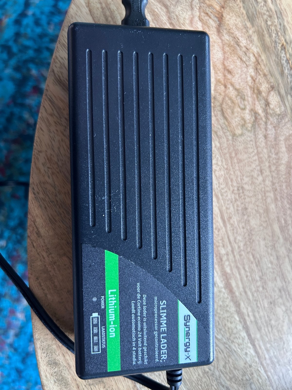 Synergy-X Oplader voor Cortina E-bike 24V Li-Ion, Ophalen of Verzenden, Gebruikt