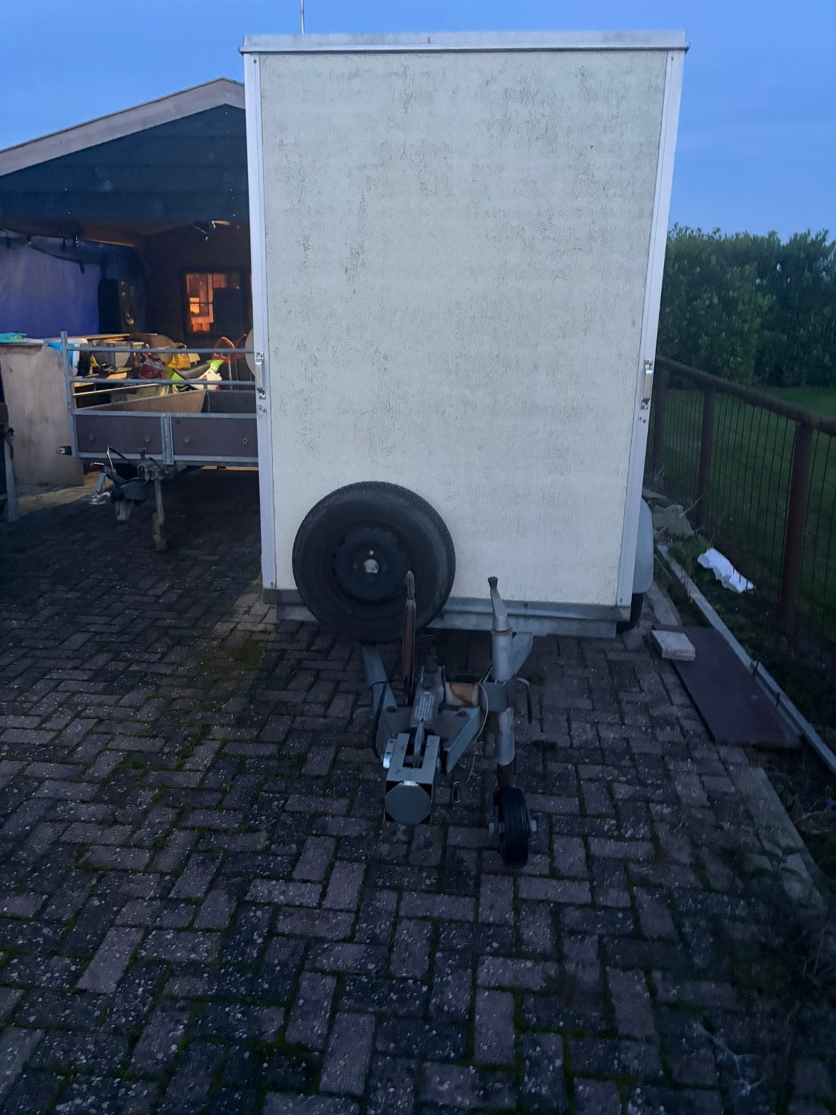 Gesloten aanhanger met klep, Auto diversen, Ophalen, Gebruikt