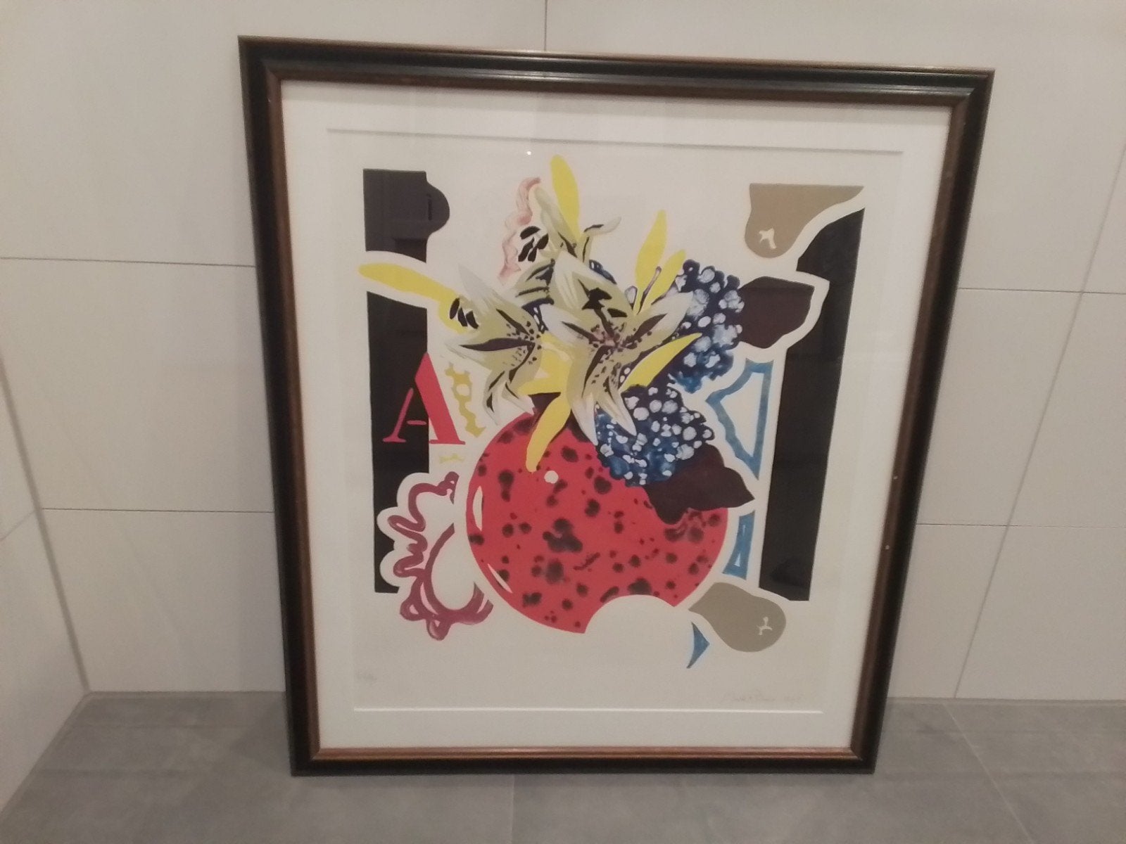 Marte Roling  print fruit kleurrijk, Antiek en Kunst, Ophalen