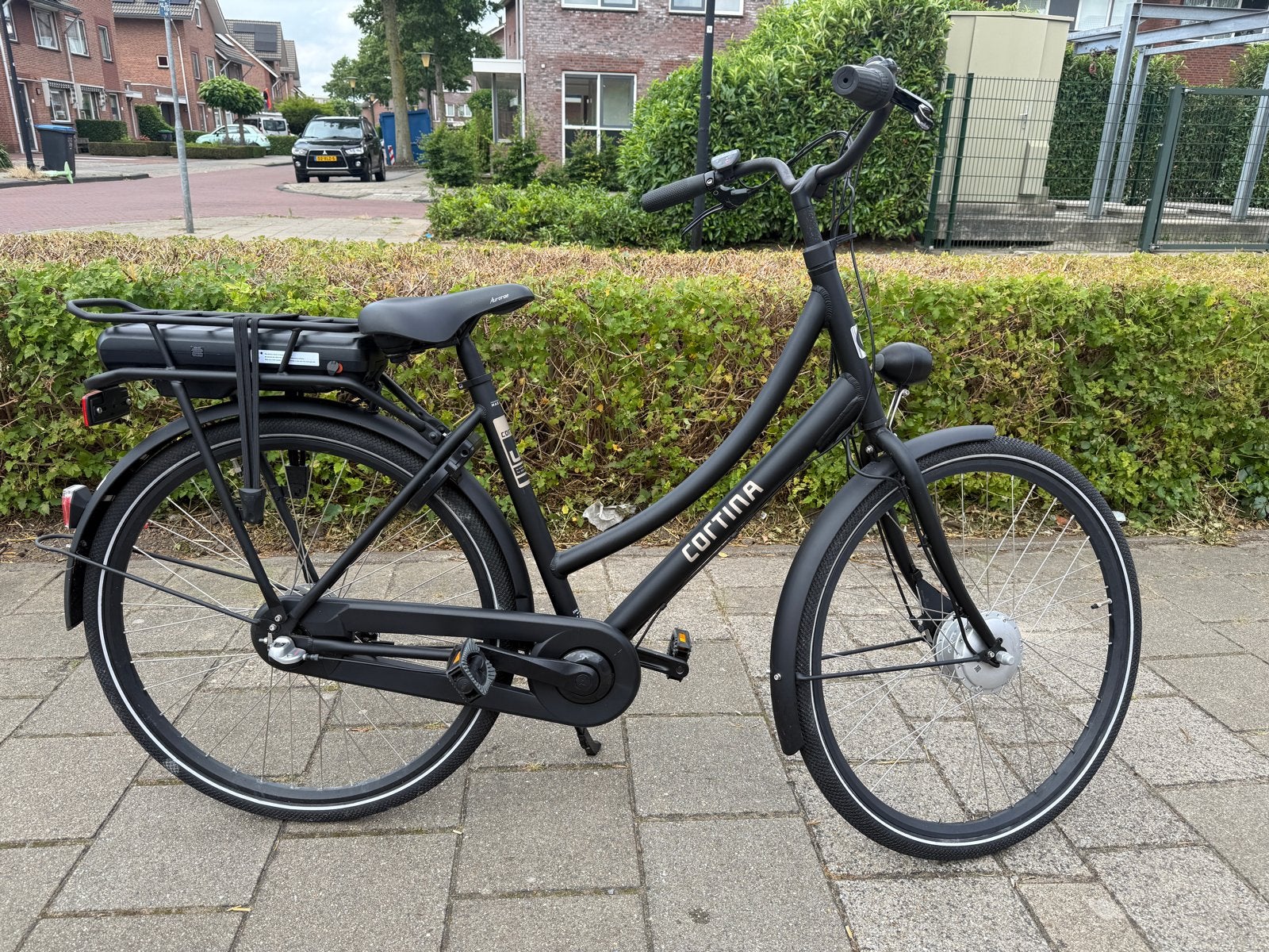 Cortina U1 Elektrische Damesfiets Zwart - 450 Wh Bafang Accu, Fietsen en Brommers, Elektrische fietsen, Ophalen, Gebruikt, 47 tot 51 cm