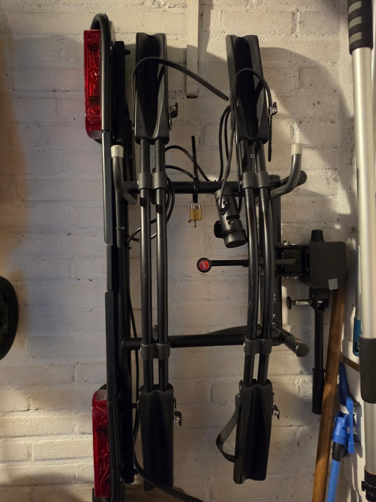 Travel&Co Fietsenrek voor 2 fietsen, Auto diversen, Ophalen, 2 fietsen, Gebruikt, Trekhaakdrager