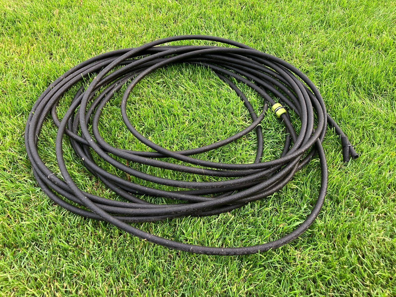 Zweetslang 20 meter met koppelstukken, Verzenden, Zo goed als nieuw, Tuinslang