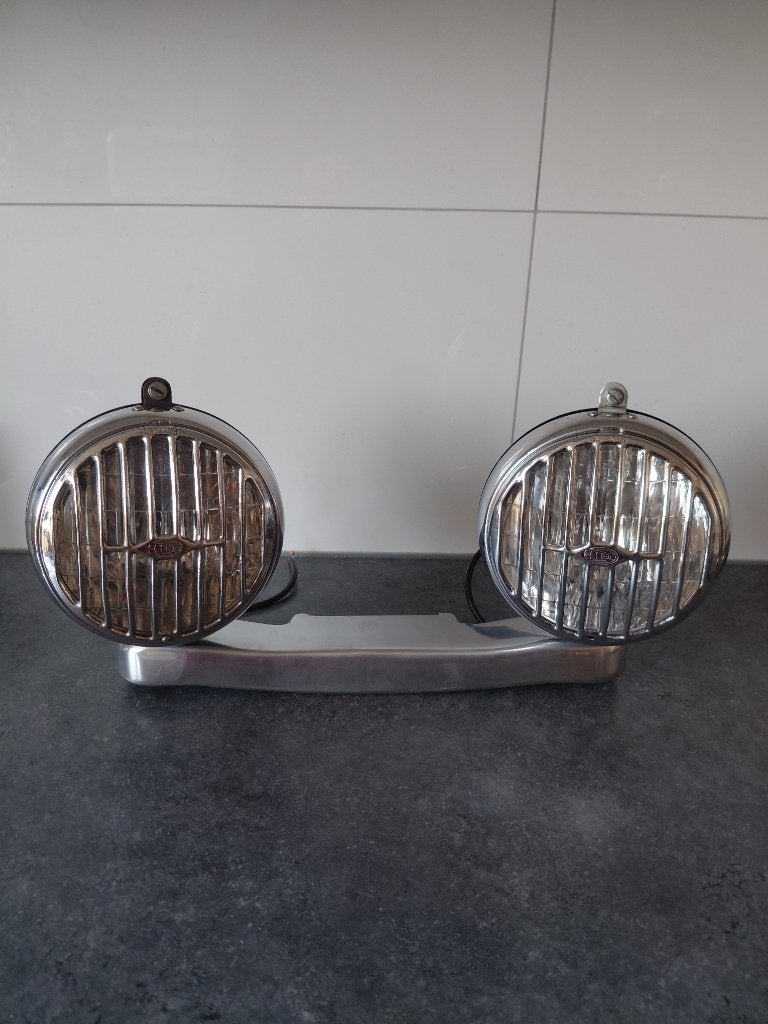 Hella Grill Mistlampen Oldtimer VW Kever Zeldzaam Porsche, Auto-onderdelen, Verzenden, Gebruikt, BMW