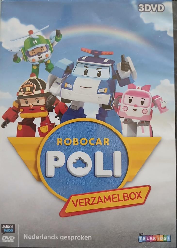 Robocar poli 3 dvd box zie foto.pakket 810, Alle leeftijden, Ophalen of Verzenden, Zo goed als nieuw
