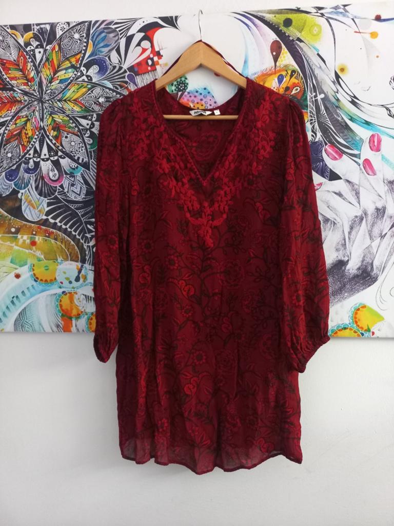 Prachtige Indiska blouse maat L, Indiska, Maat 42/44 (L), Ophalen of Verzenden, Zo goed als nieuw