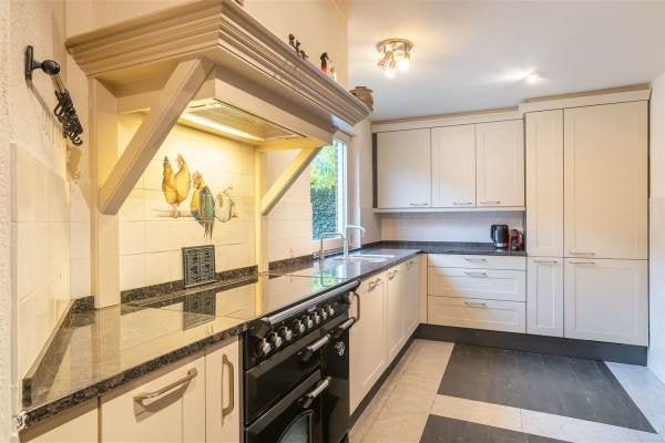 Landelijke L-vormige keuken MOET ZSM WEG!, Huis en Inrichting, Keuken | Complete keukens, Ophalen, Gebruikt, Hoekkeuken, Graniet of Steen