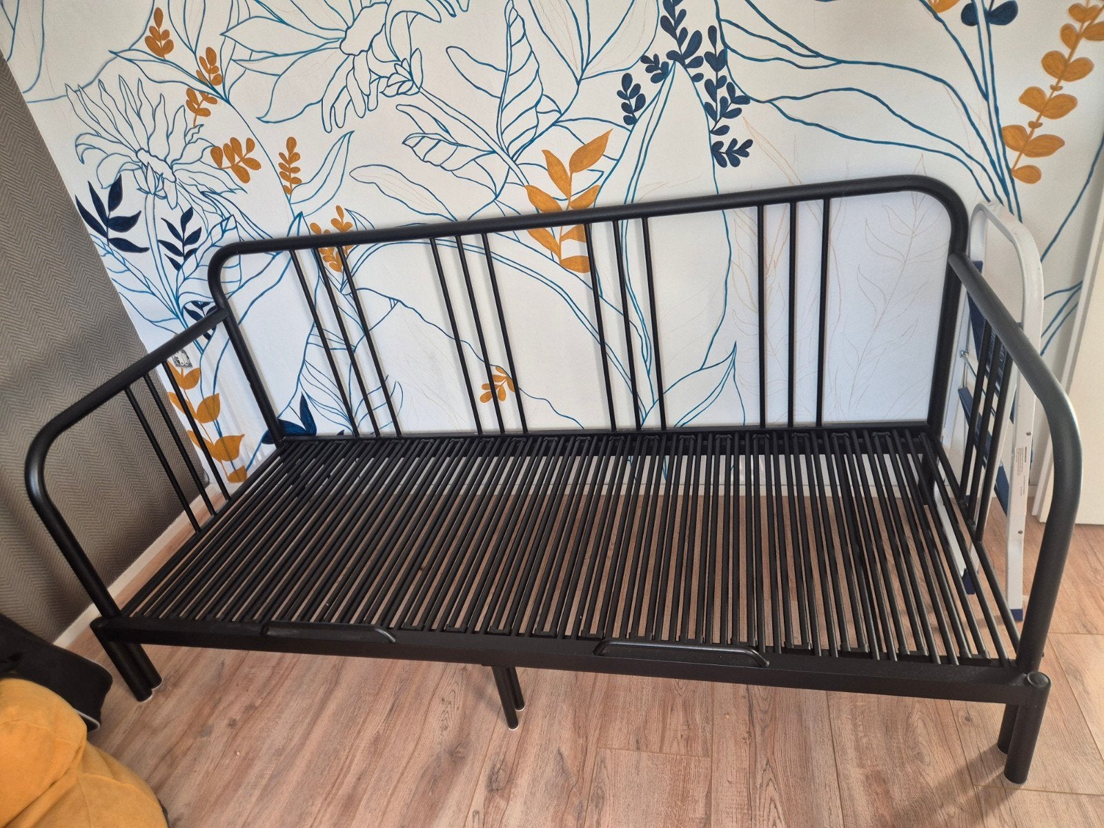 Fyresdal bed 80/160 x 200, Ophalen, Gebruikt, Zwart, Twijfelaar
