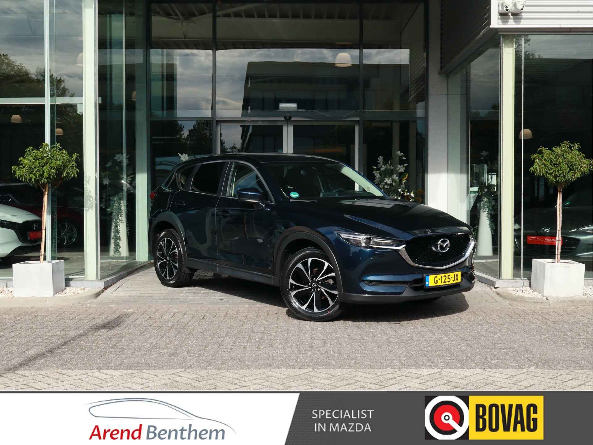 Mazda CX-5 2.0 SkyActiv-G 165 Sport Selected Automaat / Trek, Auto's, Gebruikt, 4 cilinders, Blauw, Origineel Nederlands