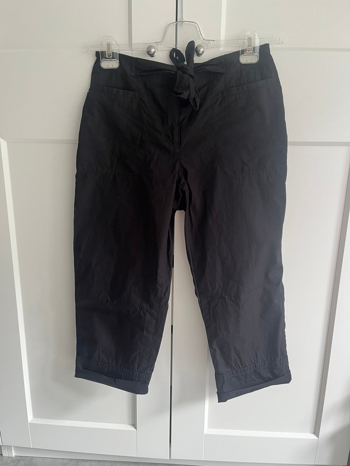 Capribroek, Kleding | Dames, Broeken en Pantalons, Maat 38/40 (M), Zwart, Ophalen of Verzenden, Zo goed als nieuw