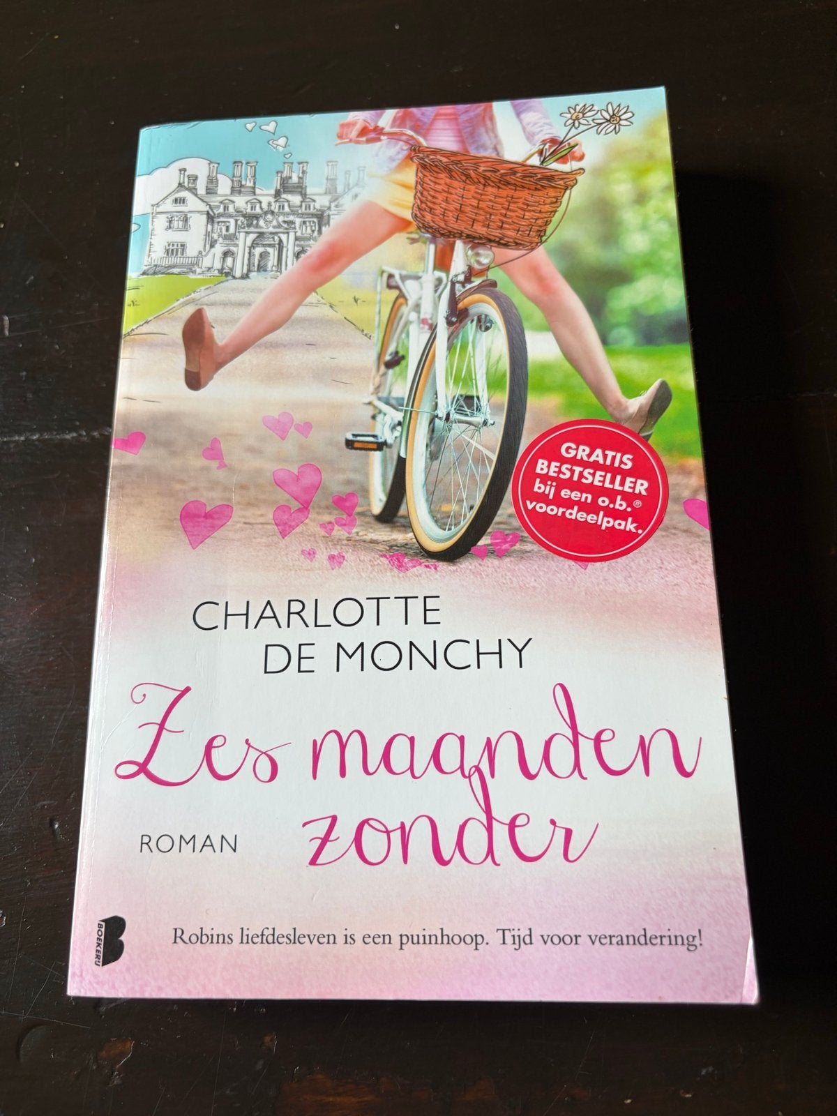 Zes maanden zonder - Charlotte de Monchy (Roman), Ophalen of Verzenden, Gelezen, Nederland