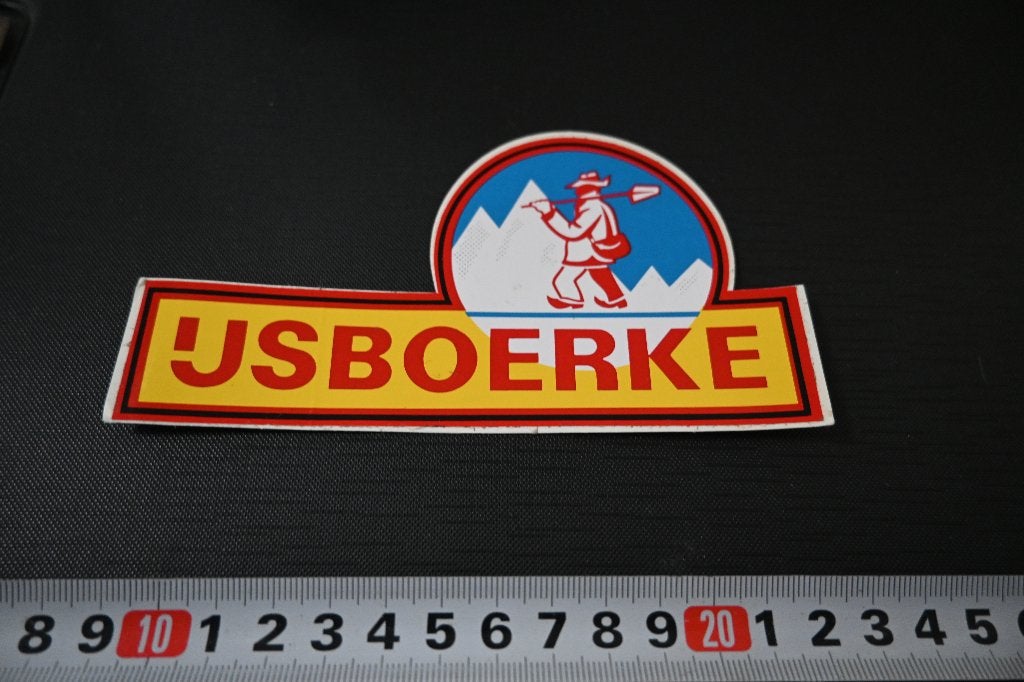 sticker IJSBOERKE   RT711, Ophalen of Verzenden, Zo goed als nieuw