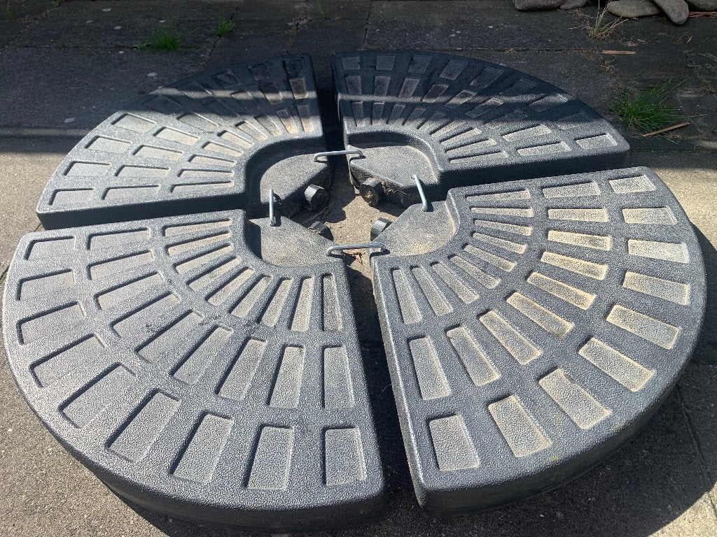 Parasol gewicht /tegels, Ophalen, Gebruikt, Minder dan 1 meter, Parasolvoet